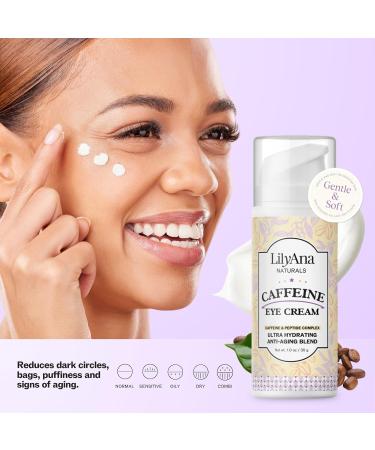 LilyAna Naturals Face Cream 1.7oz and Caffeine Eye Cream 1oz Bundle - Buy Online on GoSupps.com