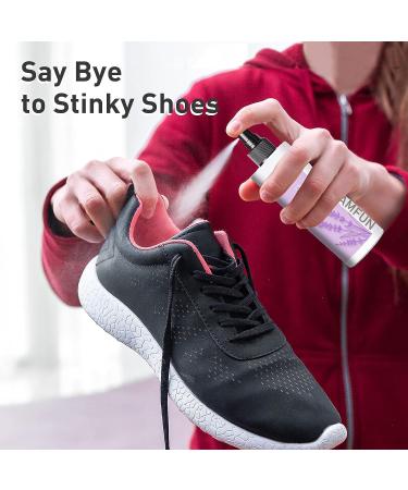 Shoe Odor Eliminator Spray 150ml - Natural Foot Deodorizer with Lavender Scent - Buy Online on GoSupps.com