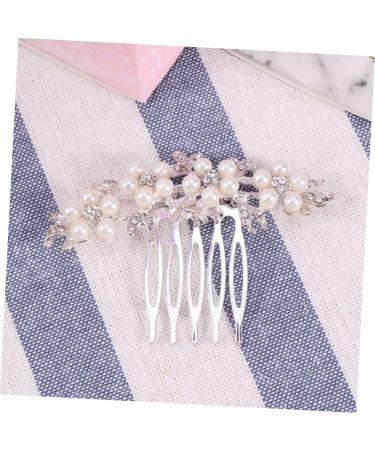 DOITOOL 1pc Bridesmaid Hair Accessories Headpiece Alloy Hair Comb Special Occasion Hair Accessories Tiara Comb for Bridal Womens Hair Accessories Pearl Comb Alloy Comb Miss - Buy Online on GoSupps.com