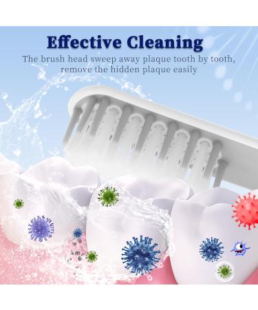 Toothbrush Replacement Heads for Quip - Soft Bristles Electric Brush Head Refills (6 Pack) - Compatible with All Adult Electric Toothbrushes - White - Buy Online on GoSupps.com