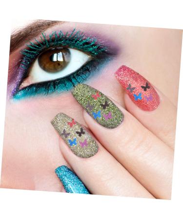 FRCOLOR 20 Boxes Nail Butterfly Sequins Shimmer Nail Polish Nail Art Rhinestones Nail Art Supplies Resin Nail Stickers Nail Decorations Butterfly Nail Pvc Nail Decals - Buy Online on GoSupps.com