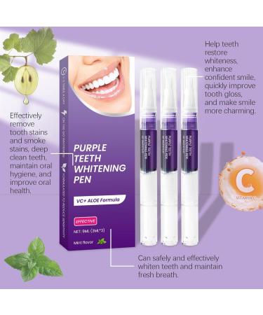 Purple Toothpaste Whitening Gel Pen Teeth Whitening Gel Pen Purple Toothpaste Whitening Gel Pen Purple Toothpaste Whitening Whiten Teeth Easily Effective & Painless - Buy Online on GoSupps.com