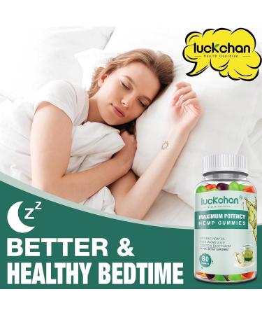 Hemp Gummie for Sleep Pain - 2 Packs Pure Extra Strength Organic H mp Oil Gummies - 100% Natural Bear High Potency Hemp Gummy for Adults - Buy Online on GoSupps.com