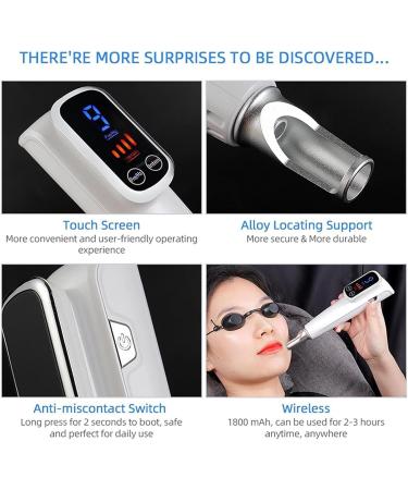 Stylo Picoseconde avec Cran LCD 9 Niveaux De Fr Quence + 4 Niveaux D'Intensit pour Liminer Les Tatouages Cicatrices Grains De Beaut Taches De Rousseur Et Taches Brunes Blue - Buy Online on GoSupps.com