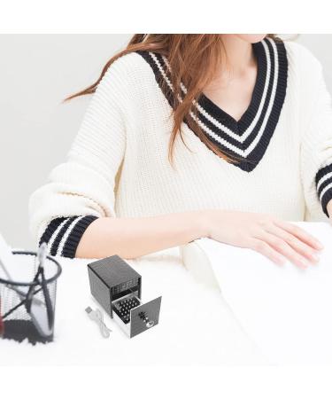 minkissy Monitor Stands Cleaning Organizers Stand Container Grinding Usb Bits Tool Case Cleanser Holder Nail Drill Manicure Salon Polishing Acrylic Light Storage Blue with Drills 12x8.5cm Black - Buy Online on GoSupps.com