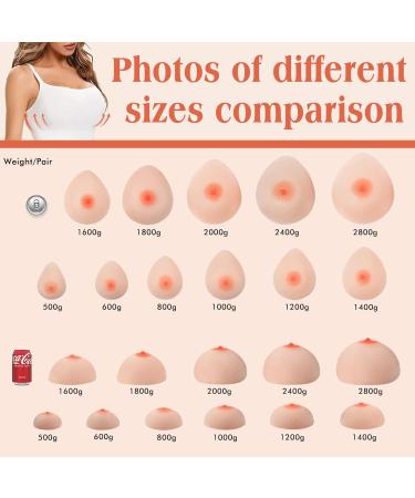 Windsleeping Silicone Breast Forms - Mastectomy Prosthesis for Transgender Crossdresser and Drag Queen | Realistic False Breasts - Buy Online on GoSupps.com