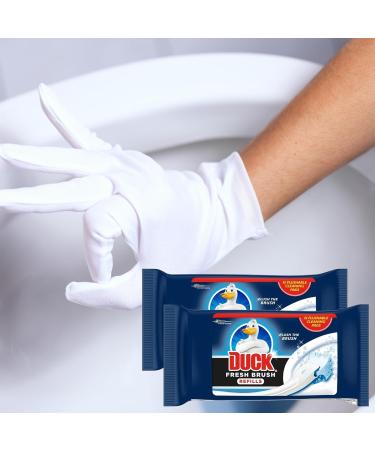 Toilet Cleaning Bundle with Toilet Duck Fresh Brush Refills (2 packs of 12 pads) Duck Toilet Strips (3 Pine and 3 Lime) 2 x 60ml Lu-Mist Poo Spray For Toilet and Glameno Interesting Facts Card - Buy Online on GoSupps.com