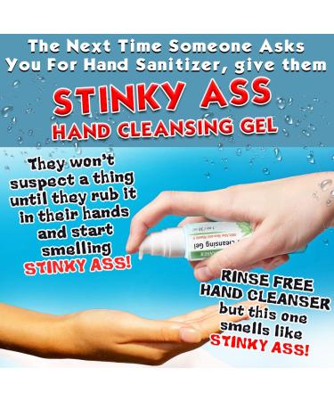 Stinky Ass Hand Gel Prank 1 oz - Funny Gag Gift, Smells Gross - Buy Online on GoSupps.com