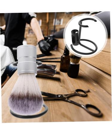 Minkissy 4-Piece Razor Holder Stand Set - Mini Wet Shaving Brush & Hairdryer Stand | Stainless Steel Hairdressing Tool for Men - Buy Online on GoSupps.com