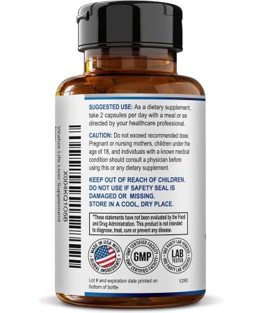 Advanced Liver Support Supplement with Dandelion Milk Thistle Turmeric -Artichoke Extract for Liver Complete Liver Support with Ginger Root Choline Silymarin & Beetroot-Liver Capsules - Buy Online on GoSupps.com