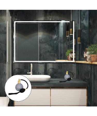 HEALLILY Crystal Glass Refillable Perfume Atomizer Spray Bottle Vintage Style Empty Perfume Bottle with Long Tassel Light Black 100ml - Buy Online on GoSupps.com