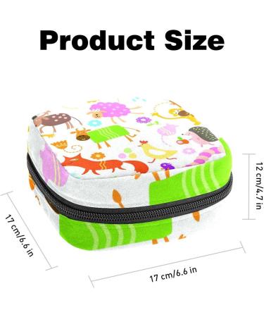 Cute Animal Ladies Napkins & Storage Bags | Portable Menstrual Cup Pockets for Teens & Women - Shop Now! - Buy Online on GoSupps.com