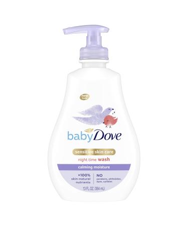 Baby Dove Sensitive Skin Care Baby Wash For a Calming Baby Bath Wash Calming Moisture Hypoallergenic and Tear-Free, Washes Away Bacteria 13 oz