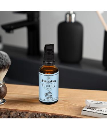 St rtebekker Premium Bart l Crusoe - Vegan Beard Oil for 3-Day to Full Beard - 50ml | High-Quality Ingredients | Made in Germany | Delightful Fragrance for Men - Buy Online on GoSupps.com