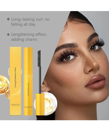 Smudge-proof Mascara 15g Volumizing Lengthening and Curling Mascara Anti-Clumping Water-resistant Anti-Streak Lash Effect for Women's Types - Buy Online on GoSupps.com