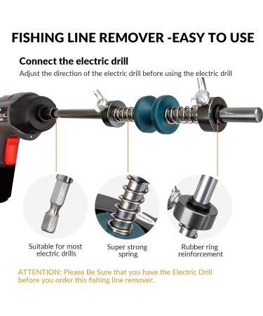 THKFISH Line Spooler with Clamp | Hand Reel Fishing Line Spooling System & Accessories | Easy C-Line Remover for Anglers - Buy Online on GoSupps.com
