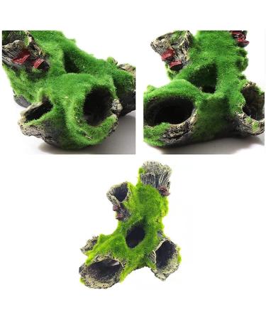 Maonativey Aquarium Harz Cave - Perfect Hideout for Small Fish & Garnelen | Unique Tree Stamm Decor for Aquariums - Buy Online on GoSupps.com
