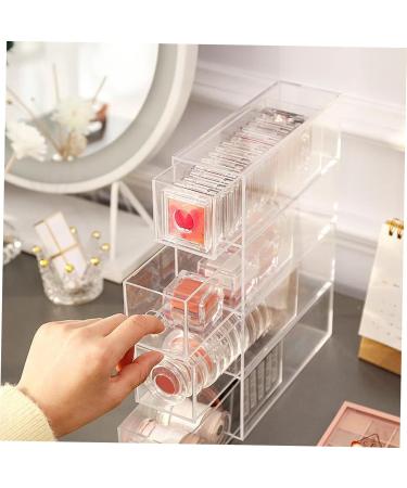 FOMIYES 1pc Box Eye Shadow Storage Box Makeup Organiser Dresser Storage Organizer Dresser Drawers Acrylic Eyeshadow Organizer Eyeshadow Organizer Box Acrylic Makeup Organiser Make up - Buy Online on GoSupps.com
