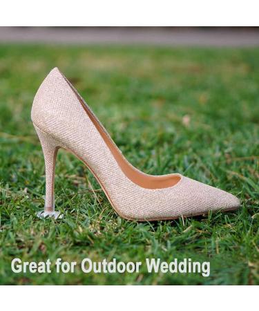 Amison Sales Saver Transparent High Heels Protection - Stiletto & High Heel Stoppers for Women | Perfect for Weddings - 30 Pairs S/M/L - Buy Online on GoSupps.com