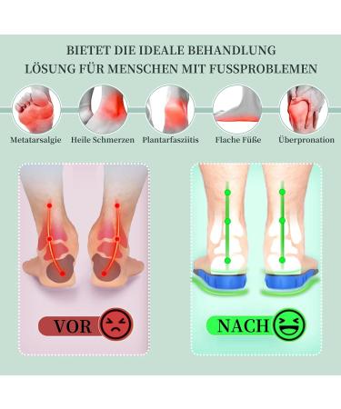 Maxee Orthopedic Insoles for Men & Women - 3 Pairs Arch Support Heel Spur Relief Breathable Comfort Shoe Inserts for Hiking & Running - Size 39-40 Black - Buy Online on GoSupps.com