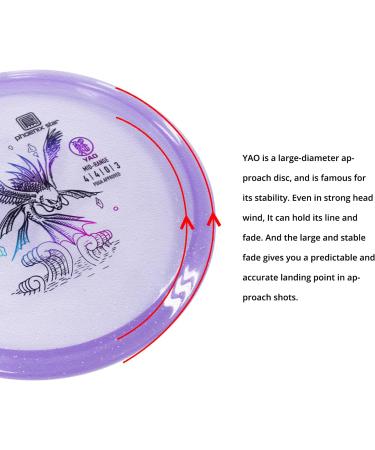Yikun PDGA Approved Mid Range Disc Golf 165-175g | Overstable Disc for Outdoor Games | Purple Shade (Color May Vary) - Buy Online on GoSupps.com