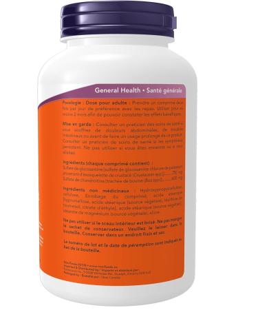 NOW Glucosamine & Chondroitin Ex.strength Tablets 120 Count - Buy Online on GoSupps.com