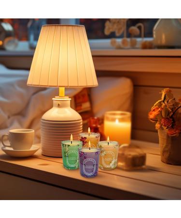 Scented Candles Gift Set - 6 Best Aromatherapy Scents | Long Lasting Soy Wax | Ideal for Home & Gifts - Buy Online on GoSupps.com