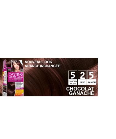 Or al Paris Casting Creme Gloss 525 Chocolat Ganache - Ammonia Free Tone on Tone Hair Color | 2 Pieces - Buy Online on GoSupps.com