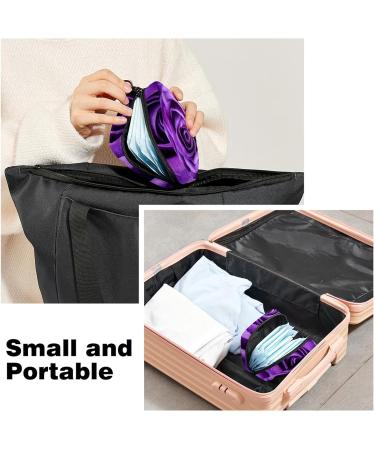 Period Bag - Stylish Sanitary Napkin Storage & Tampon Holder in Purple Rose for Purses | International Shipping Available - Buy Online on GoSupps.com