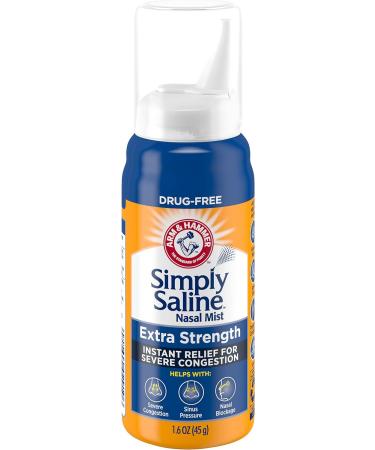 Simply Saline Adult Nasal Mist for Allergy and Sinus Relief - 1.5 Ounce - Buy Online on GoSupps.com
