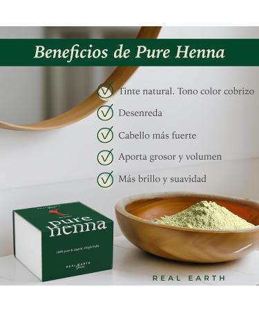 Organic Henna Hair Color - 100% Natural & Allergy-Friendly - 250g Pure Henna Made in India - Buy Online on GoSupps.com