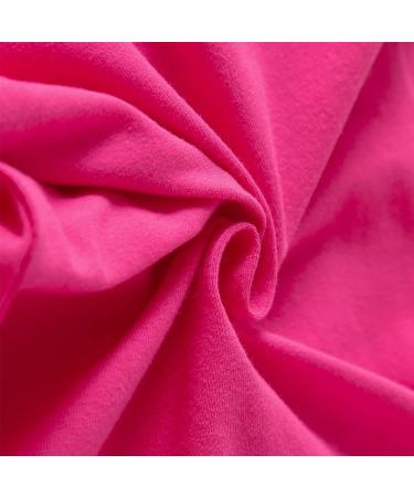 Koonde Baby Girl Clothes 3-Piece Outfit Set 3-6 Months, Bright Pink | Newborn to 24 Months Romper, Trouser & Headband - Buy Online on GoSupps.com