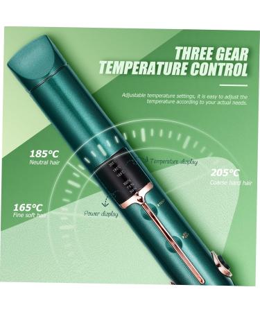 Healeved Curling Iron Girl Hair Straightener Electric Curlers Wisking Tool Electric Cordless Power Tools Abs 21X4X3.5CM Green - Buy Online on GoSupps.com