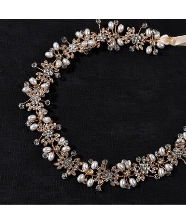 JSGHGDF Party Headband Flower Hairband s Headpiece Girls Headdress Bridal Shower Hair Accessories Silver - Buy Online on GoSupps.com