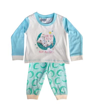 Merchimpo Baby Girls Boys Pyjamas Set Disney Cartoon Character PJs 6 9 12 18 24 Months 18-24 Months Tatty Teddy Love