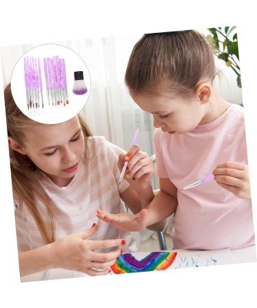 minkissy 1 Set Dust Brush Suit Pen Brush Detailing Brush Kit Manicure Brush Nail Polishing Brush 3d Acrylic Rod - Buy Online on GoSupps.com