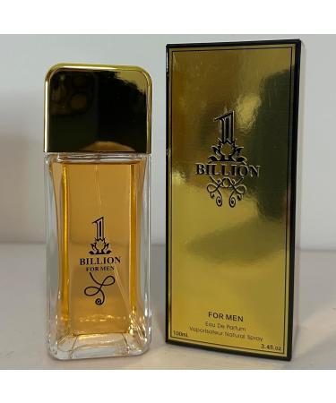 Billion for Men Eau De Parfum 3.4 fl oz Natural Spray - Buy Online on GoSupps.com