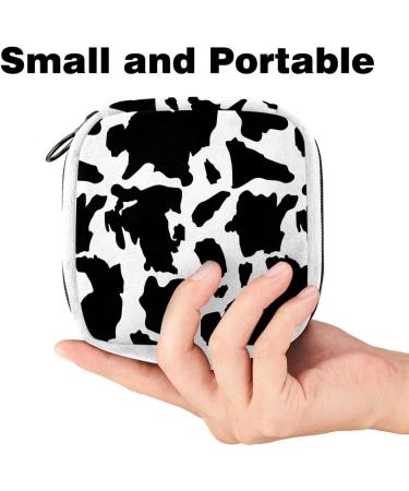 GIAPB Sanitary Napkin Storage Bag Period Bag Tampon Bag Makeup Bag Pad Pouch Black and White Spots Color1745 - Buy Online on GoSupps.com