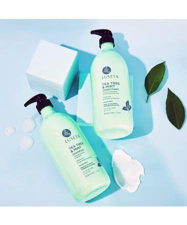 Luseta Tea Tree & Mint Conditioner 33.8 Oz - Refreshing Anti-Dandruff Scalp Care Infused with Peppermint Oil Paraben & Sulfate Free - Buy Online on GoSupps.com