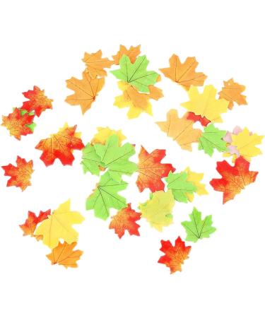 Pack of 110 Edible Maple Leaf Cupcake Toppers Maple Leaf Cake Decoration Cupcake Toppers Autumn Leaves Muffin Decoration for Thanksgiving Baby Shower Kids Birthday Party Cake Decorations 110pcs Multi Colour - Buy Online on GoSupps.com