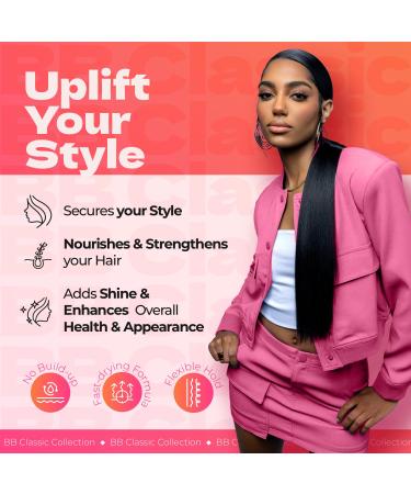 Bronner Bros Pump It Up Styling Spritz Regular 80% Fast-Dry Hair Spray with Vitamin B5 Silk Amino Acids & Proteins Flexible Hold Finishing Spritz Hairspray No Build-up or Stiffness 8oz - Buy Online on GoSupps.com