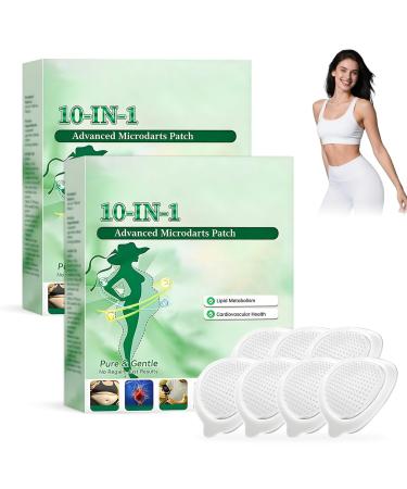 weispo Moringa 10-in-1 Nano Microdarts Patch 10-in-1 Nano Microdarts Patch 10-in-1 Natural Body Patches for Women and Men Gentle Formula for All Skin 2 Boxes