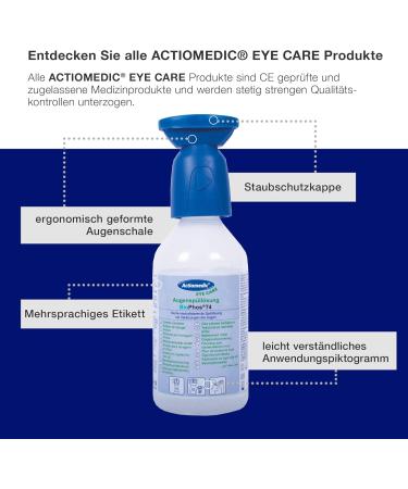 Buy Actiomedic Biophos 74 4.9% Eye Rinse | Sterile Phosphate-Buffered Solution 250ml - Fast International Shipping - Buy Online on GoSupps.com