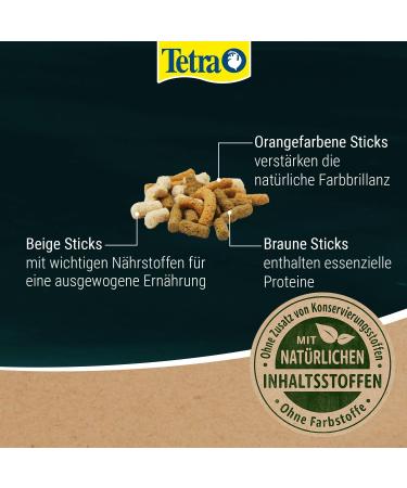 Tetra Pond Variety Sticks - Premium Fish Feed for Healthy Colorful Pond Fish - 4L Bag (600g) - Buy Online on GoSupps.com
