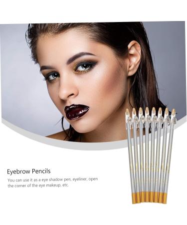 SOESFOUFU Grey Eyeliner 8pcs Women Brighten Pencil Pen Makeup with Eyebrow Tool -in- Girls Sharpener Strokes Pencils Makeup Tool - Buy Online on GoSupps.com
