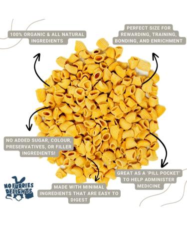 No Furries Delights Treats 100% All Natural Mini Bites for Rabbit Hamster Guinea Pig Chinchilla Pet Rat Mice Gerbil Bird Healthy Enrichment Bonding Rewarding Training (Binky Chips Bites 50g) - Buy Online on GoSupps.com