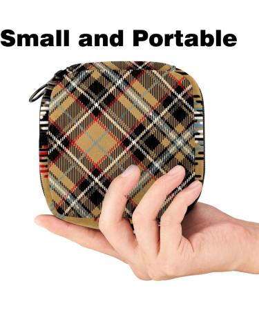 Javenproeqt Portable Women's Binding Bags | Menstrual Cup Pockets & Pads | Trendy Bags for Teen Girls | Stylish Tampon Holders | Retro Audio Tapes - Multicolored - Buy Online on GoSupps.com