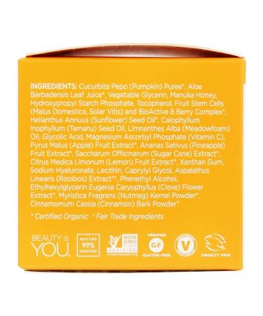 Shop Andalou Naturals Brightening Pumpkin Glycolic Mask - International Shipping Available - Buy Online on GoSupps.com