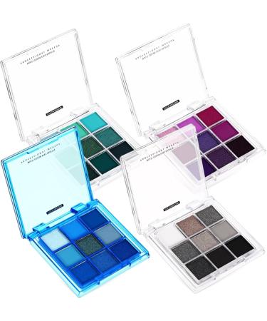 Healvian 12 Pcs Eye Shadow Palette Eyeshadow Palette Colorful 36 Colour Eyeshadow Palette Eye Makeup Plastic 1 count (Pack of 1) Multix3pcs - Buy Online on GoSupps.com