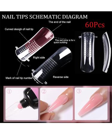 Poly Gel Nail Kit 3 Colors Clear White Pink Builder Nail Gel Set Nail Extension Gel kit 15ML Gel With Slip Solution All-in-one Nail Strengthen Gel Nail Art Kit DIY for Beginners Gifts Set for Women - Buy Online on GoSupps.com